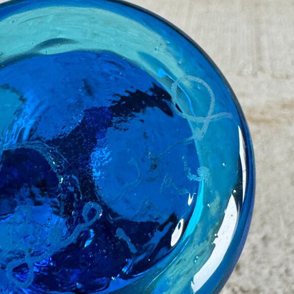 Vintage Blue Bird of Happiness - Signed Leo Ward and Dated 1996 - Picture 11 of 11